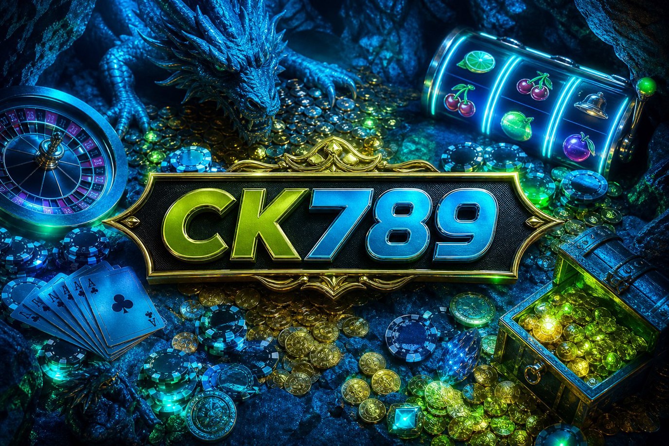 Tampilan beranda CK789 di layar ponsel dengan menu daftar dan tombol masuk